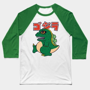 chibi Gojira Baseball T-Shirt